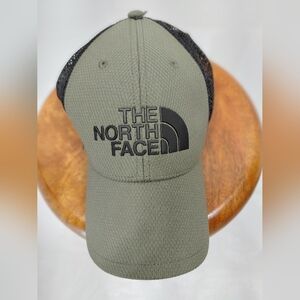 The North Face Green And Black Logo Mesh Hat